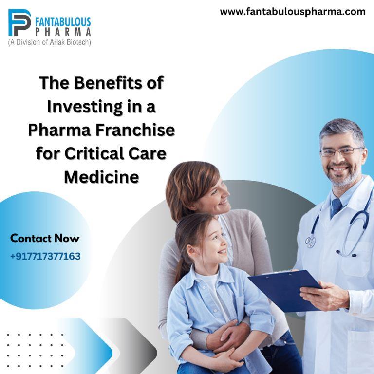 citriclabs | The Benefits of Investing in a Critical Care PCD Pharma Franchise Company
